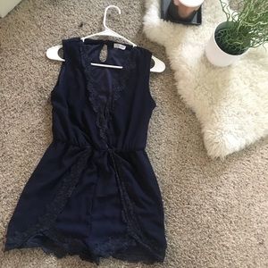 Tobi Navy Blue Romper